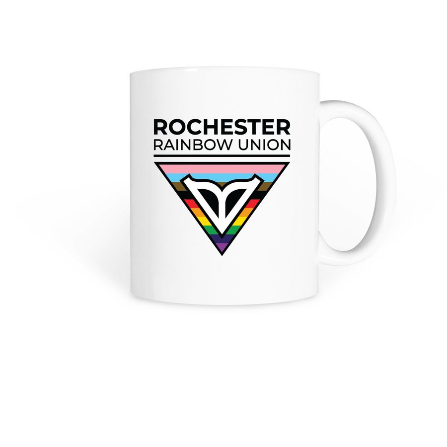 Rainbow Union Mugs, a White Coffee Mug