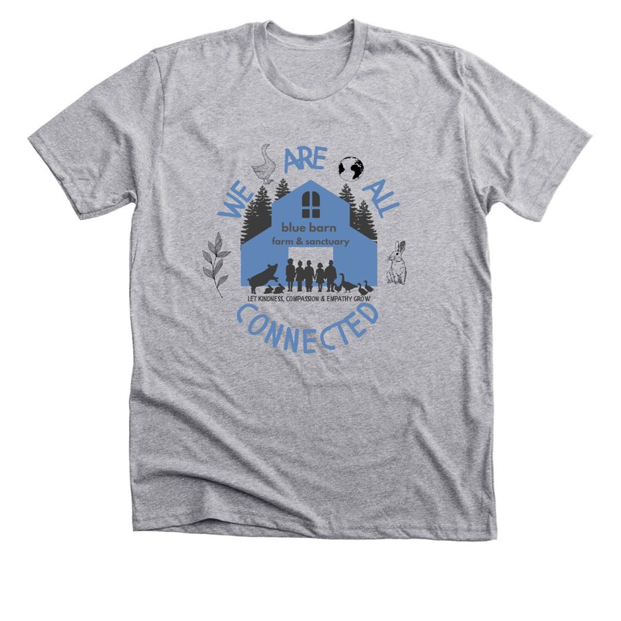 We Are All Connected, a Athletic Heather Premium Unisex Tee