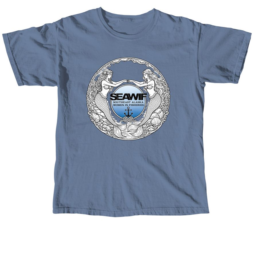 Women of the Sea, a Blue Jean Comfort Colors Unisex Tee