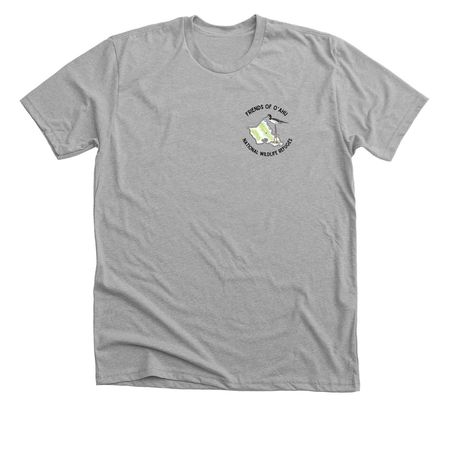 FONWR Colorful Logo, a Athletic Heather Premium Unisex Tee
