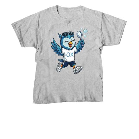 Bubble Hootie, a Sport Grey Youth Unisex Tee