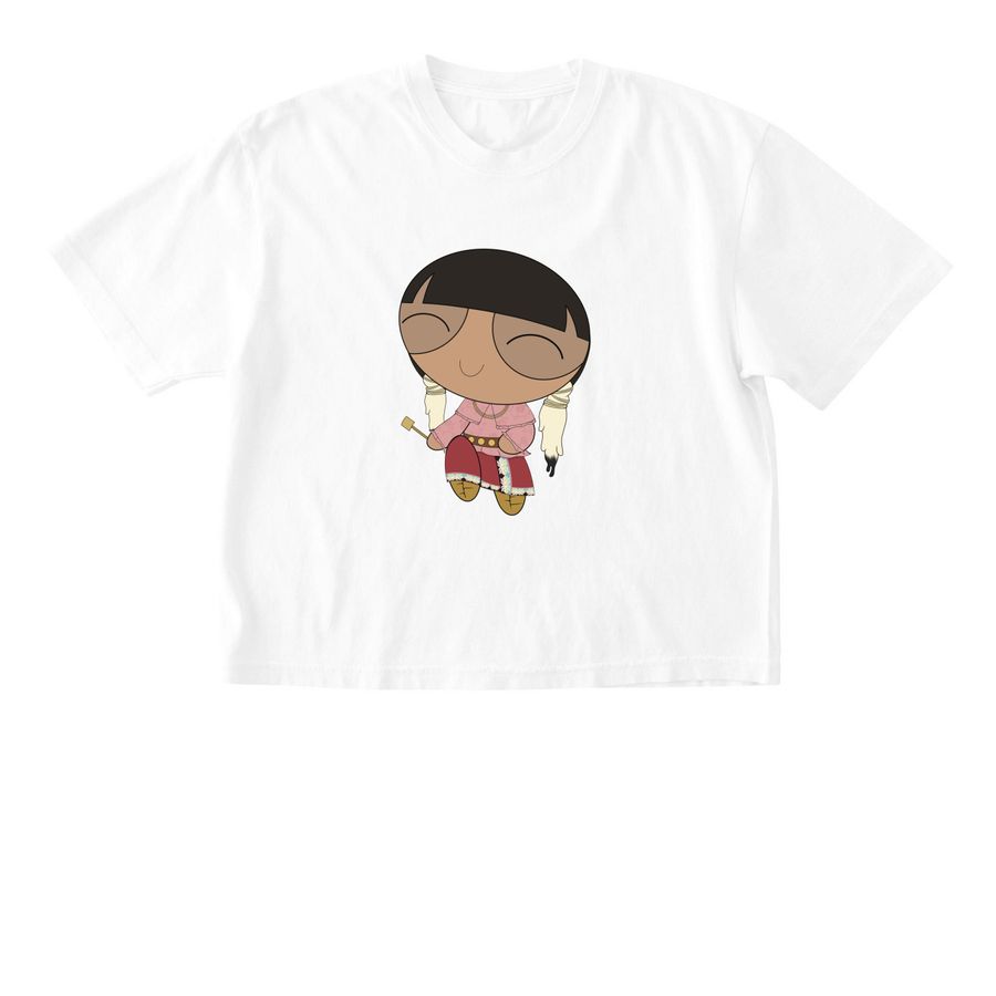 WOODLAND POWWOW GIRLIE Tees + Sweatshirts, a White Comfort Colors Boxy Tee