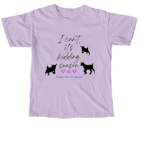 Kidding&nbsp;, a Orchid Comfort Colors Unisex Tee
