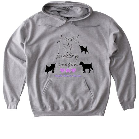Kidding&nbsp;, a Sport Grey Gildan Softstyle Pullover Hoodie