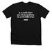 Be a School Librarian - White Logo, a Solid Black Blend Premium Unisex Tee