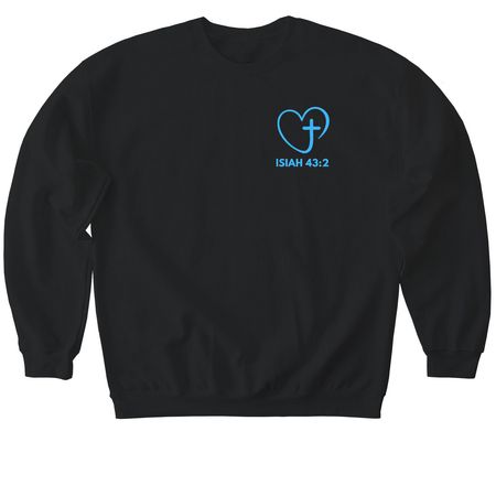 Ireland Mission Trip, a Black Softstyle Crewneck Sweatshirt