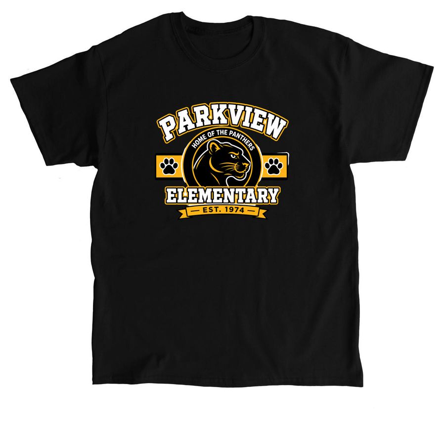 Classic Parkview Print, a Black Classic Unisex Tee