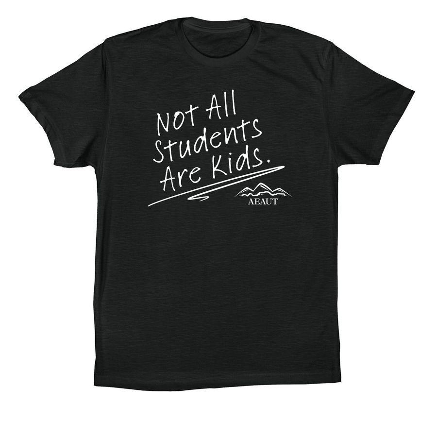 Not All Students, a Vintage Black Premium Cotton Tee