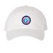 America 250 Foundation Hat, a White Printed Pigment Dye Baseball Cap