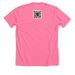 Prometheus Report, a Neon Pink Premium Unisex Tee (back-view)