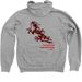 ADPC Dragon OutProudCalmStrong ZipUps &Shirts, a Athletic Heather Zip Up Hoodie (back-view)