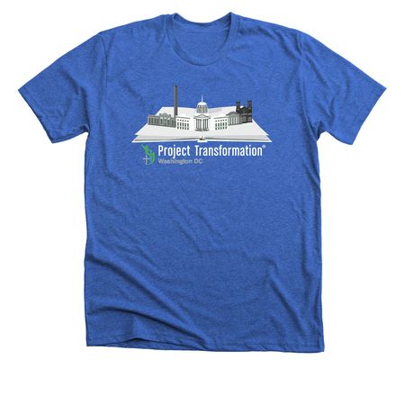 Original Shirt, a Heather True Royal Premium Unisex Tee