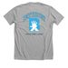 Don't Miss A Beat: Beat The Beat Fundraiser, a Athletic Heather Premium Unisex Tee (back-view)