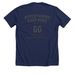 GAT Group OG Tee ? Patrol Blues (Night Shift), a Solid Navy Blend Premium Unisex Tee (back-view)