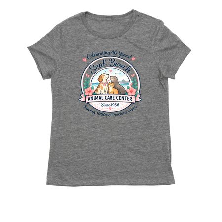 Women's Anniversary Tee, a Aluminum Grey Allmade Eco Triblend Women?s Tee