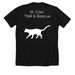 Rescue shirt, a Solid Black Blend Premium Unisex Tee (back-view)