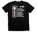 Not just a way: The Way, a Black Heather Premium Unisex Tee (back-view)