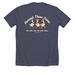 Roots of Resiliency, a Heather Midnight Navy Premium Unisex Tee (back-view)