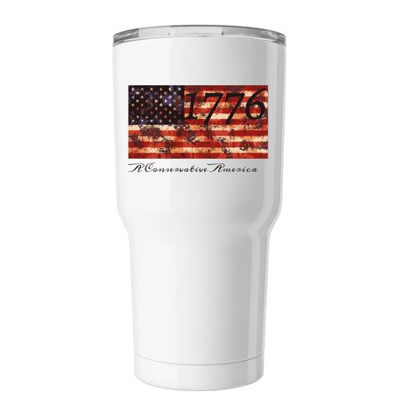 Freedom Tumbler, a White Insulated Tumbler