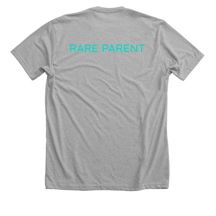 End Alexander Disease Rare Parent, a Athletic Heather Premium Unisex Tee (back-view)