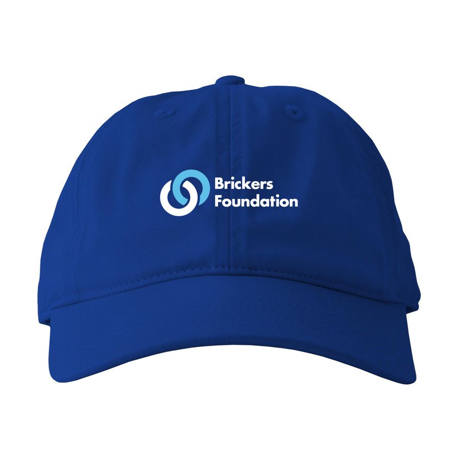 Foundation Inverted Logo Hat, a Royal Printed Eco Baseball Cap