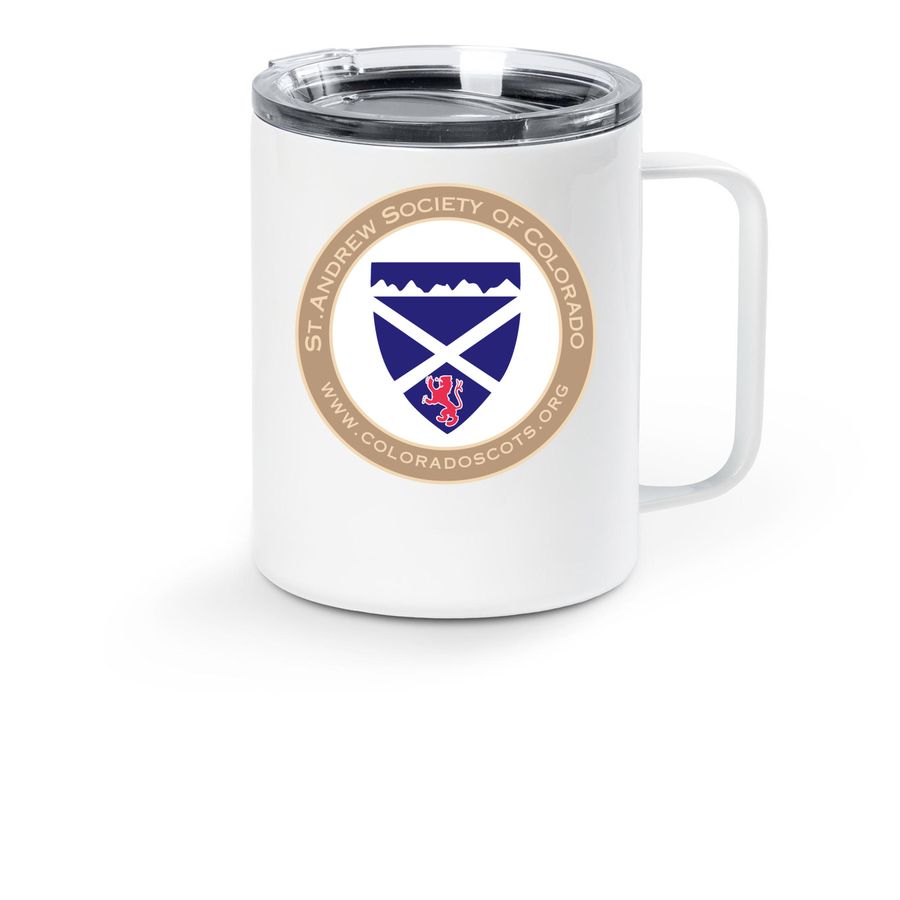 SASC Travel Mug, a White Stainless Steel Travel Mug