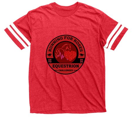 Roses Logo 1, a Vintage Red / White Football Jersey Tee