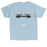 Typhoon Cancer fundraiser, a Light Blue Classic Unisex Tee (back-view)