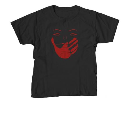 Handprint by Dustin Newman, a Black Youth Unisex Tee