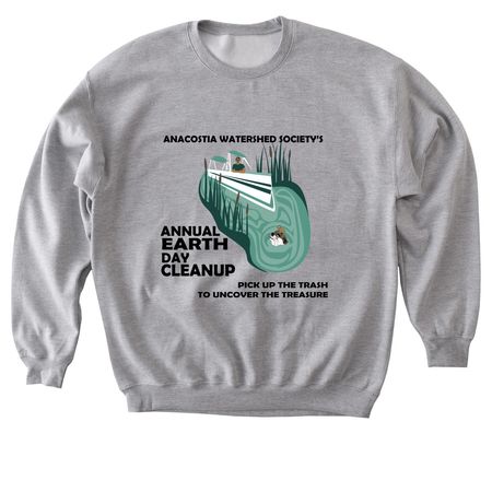 Earth Day Cleanup 2026, a Sport Grey Softstyle Crewneck Sweatshirt