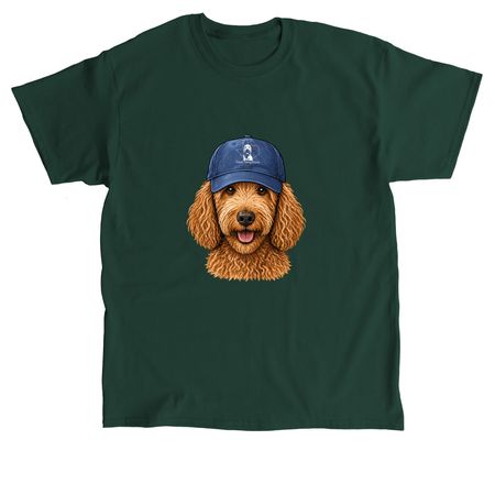 Classic Doodle Tee, a Forest Green Classic Unisex Tee