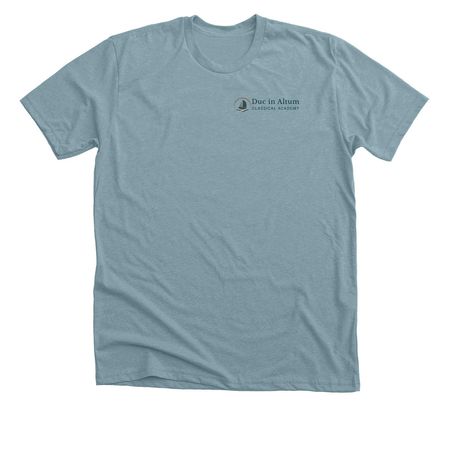 DIA Spirit Shirt, a Heather Blue Lagoon Premium Unisex Tee