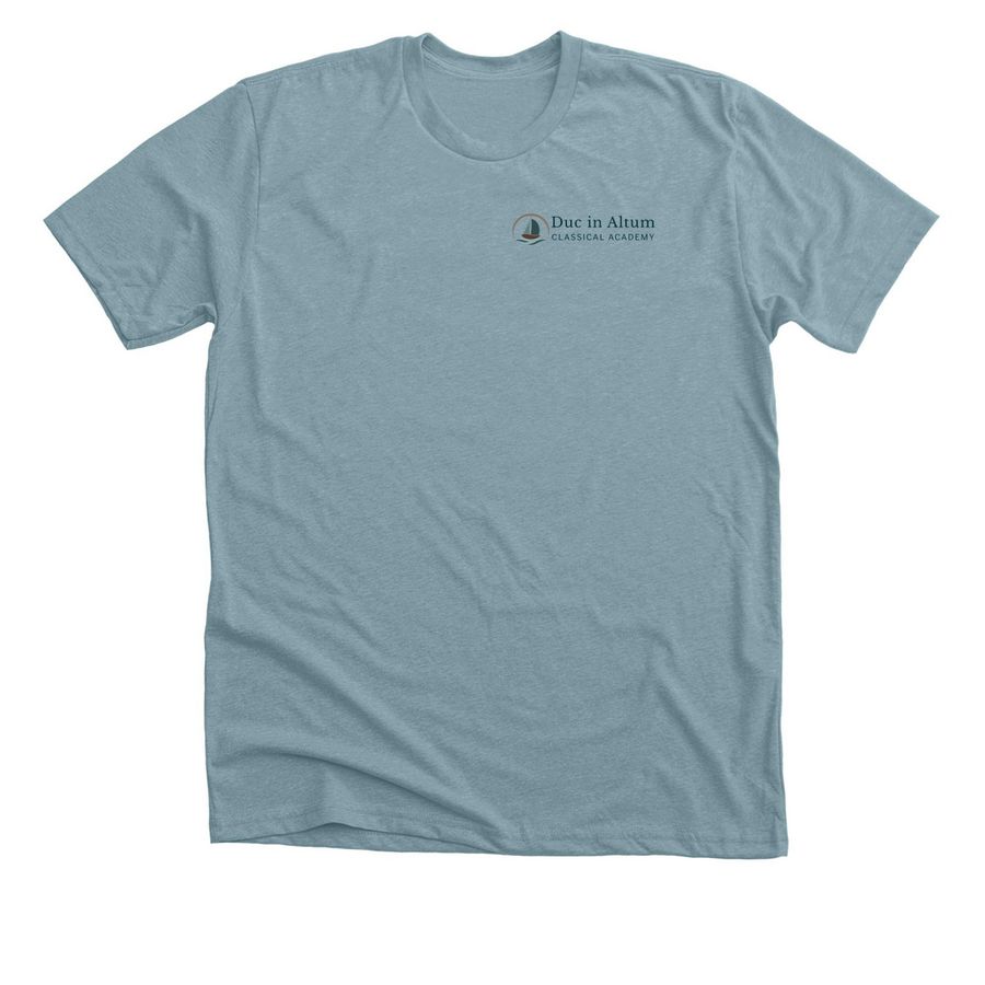 DIA Spirit Shirt, a Heather Blue Lagoon Premium Unisex Tee