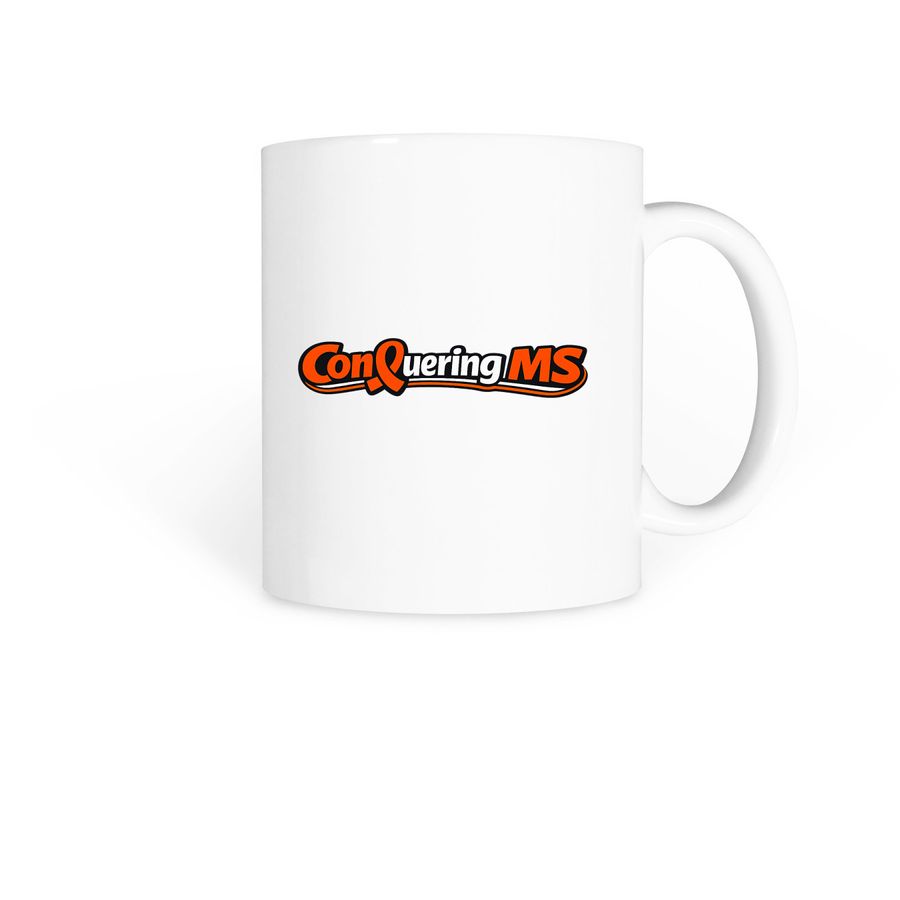 Conquering MS, a White Coffee Mug