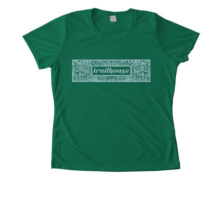 Nature Block Logo, a Kelly Green Women's Performance Tee