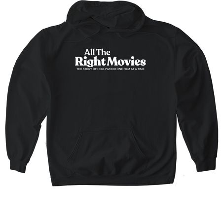 The Wardrobe Department: Classic Logo, a Black Gildan Softstyle Pullover Hoodie