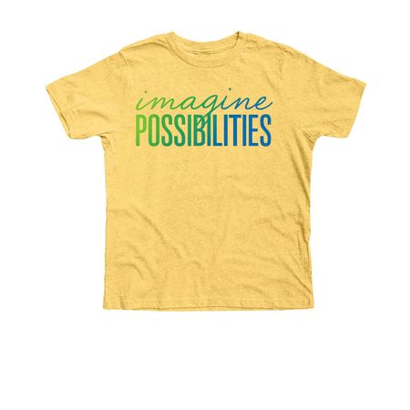IP Kid's Tee, a Heather Yellow Gold Premium Youth Tee