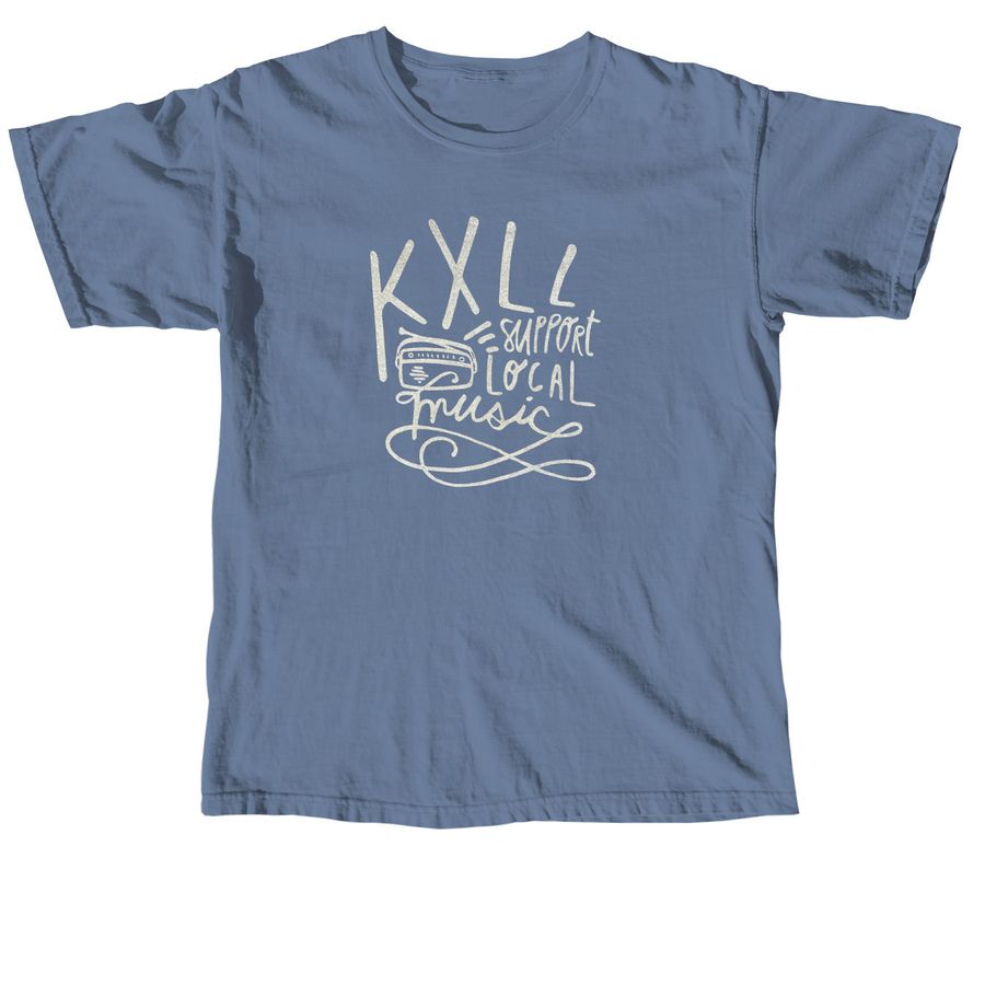 Support KXLL by Christy NaMee Eriksen (2016), a Blue Jean Comfort Colors Unisex Tee