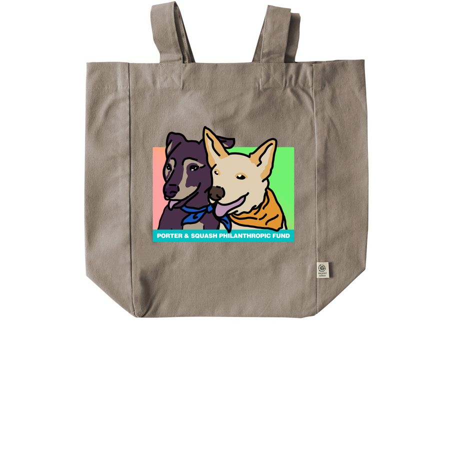 P&S Tote Bag, a Pumice Recycled Cotton Tote Bag
