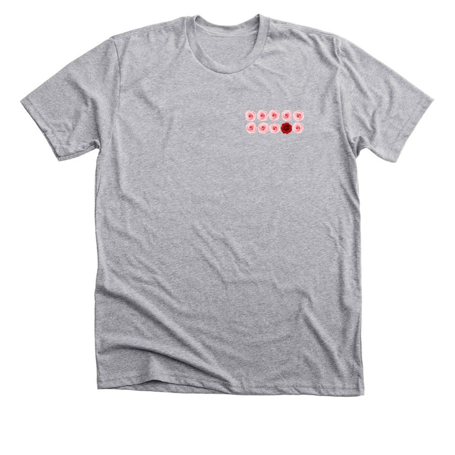 Bloom 1 in 10 shirt, a Athletic Heather Premium Unisex Tee