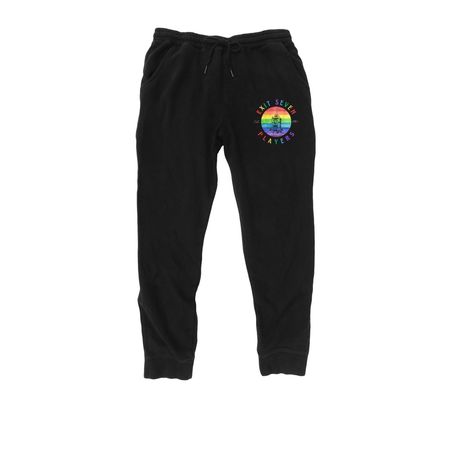 Exit 7 Pride Sweatpants, a Black Midweight Fleece Joggers
