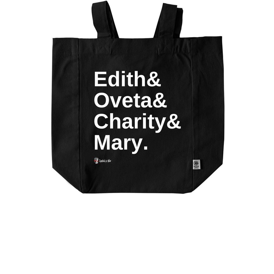 Women Who Shaped the WAC, a Black Recycled Cotton Tote Bag