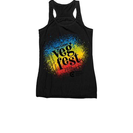 Twin Cities Veg Fest 2026, a Black Women's Racerback