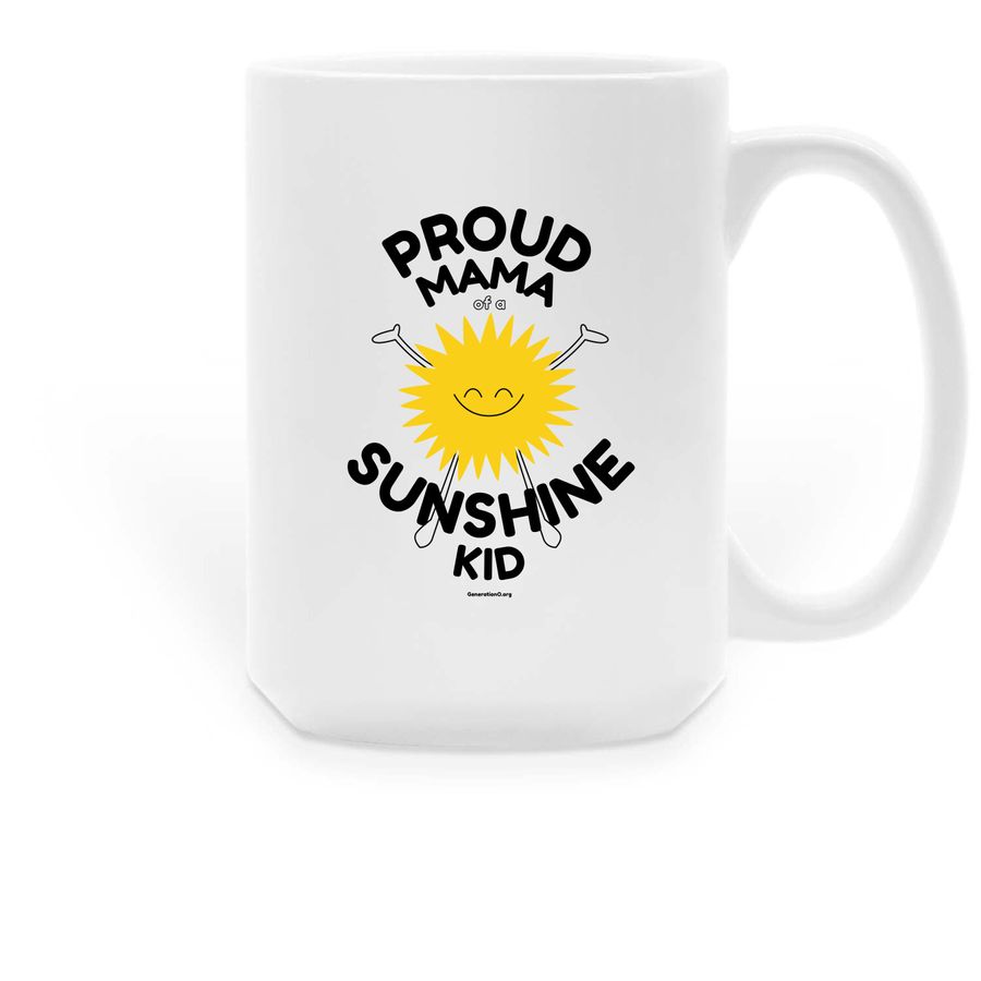 Proud Mama Mug, a White Large Coffee Mug