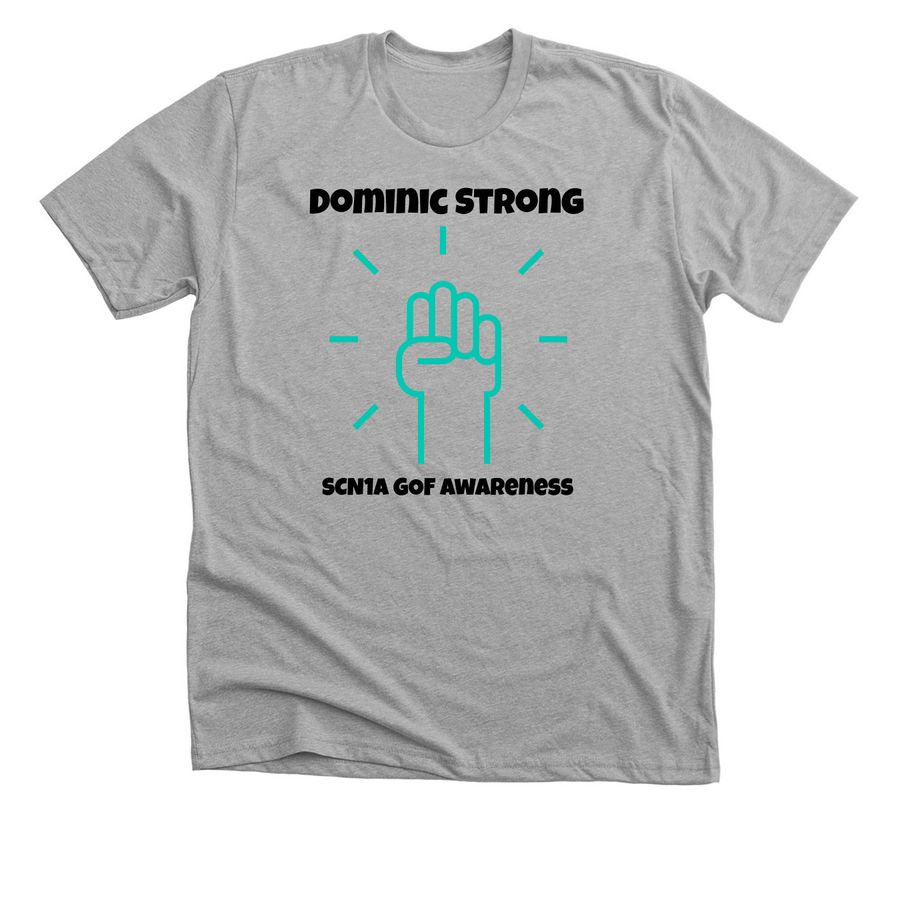 Dominic strong&nbsp;, a Athletic Heather Premium Unisex Tee