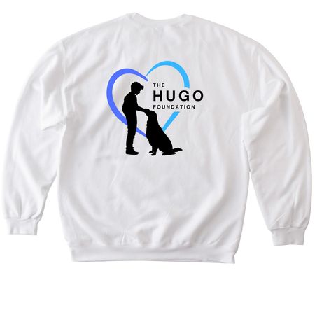 Basics Set - Back Logo, a White Softstyle Crewneck Sweatshirt