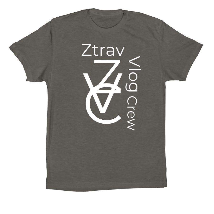 Ztrav vlog crew, a Asphalt Premium Cotton Tee