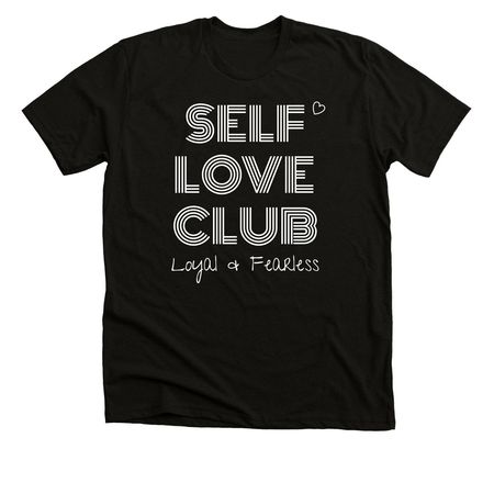 SELF LOVE X3, a Solid Black Blend Premium Unisex Tee