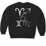 Fyf&nbsp;, a Black Softstyle Crewneck Sweatshirt (back-view)