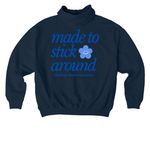 Blue/Blue SOYDC Shirt, a French Navy Stanley/Stella Cooper Dry Pullover Hoodie (back-view)